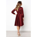 Knee-Leng long sleeve Casual Dress